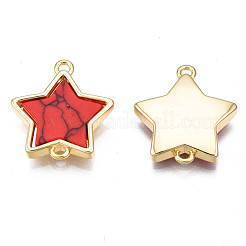 Brass Connector Charms&nbsp;KK-N233-173B-01E