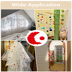 100Pcs DIY Doll Craft Pom Pom Yarn Pom Pom Balls&nbsp;DIY-LP0005-40D