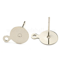 Brass Stud Earring Findings&nbsp;LS-KK-K225-02B-P