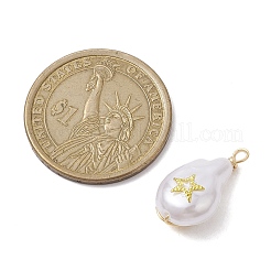 ABS Plastic Imitation Pearl Pendants&nbsp;PALLOY-JF02600-01