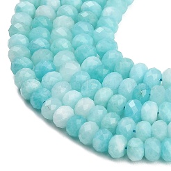 Faceted Dyed Natural White Jade Beads Strands&nbsp;GG-CBAE966-01A-R
