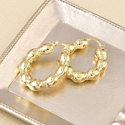 Brass Hoop Earrings for Women&nbsp;KK-CBAD851-41G