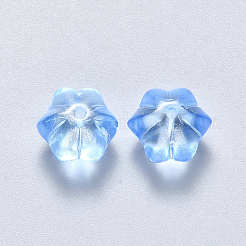 Transparent Spray Painted Glass Beads&nbsp;GLAA-S190-005A-02