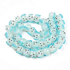 Handmade Lampwork Beads Strands&nbsp;LAMP-N021-42B