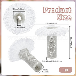 Polyester & Rhinestone Bouquet Holder&nbsp;AJEW-OC00041