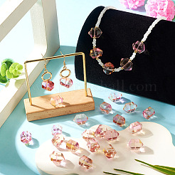30Pcs Transparent Handmade Lampwork Beads&nbsp;LAMP-TADJ0001-12B
