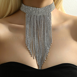 Iron Chains Tassel Statement Necklace&nbsp;VW0676-2