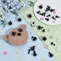 1 Set Resin Colorful Sequin Doll Eye Set&nbsp;CRES-PH0001-28