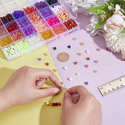 1200Pcs 24 Styles Glass Beads&nbsp;GLAD-PH0001-08