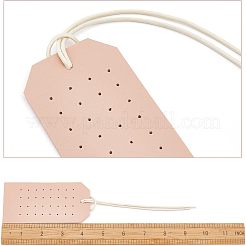 Portable PU Leather Earring Display Cards&nbsp;EDIS-WH0029-09