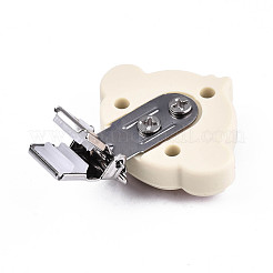 Food Grade Eco-Friendly Silicone Baby Pacifier Holder Clips&nbsp;SIL-T056-06