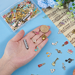 100Pcs Alloy Enamel Pendants&nbsp;FIND-PH0062-21