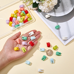 48Pcs 8 Colors Handmade Porcelain Beads&nbsp;PORC-SC0001-58