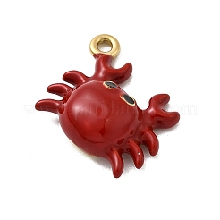 304 Stainless Steel Enamel Pendants&nbsp;STAS-I355-11G-07