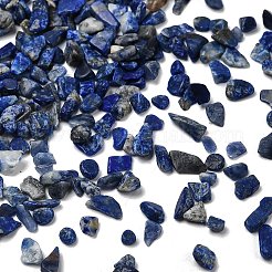 Natural Lapis Lazuli Chip Beads&nbsp;G-L453-05