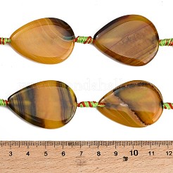 Natural Banded Agate/Striped Agate Beads Strands&nbsp;GG-CBAE0EB-01A-08