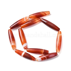 Natural Banded Agate/Striped Agate Beads Strands&nbsp;G-Z113-A06