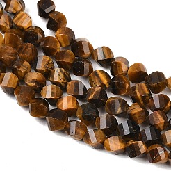 Natural Tiger Eye Beads Strands&nbsp;G-P611-C24-01