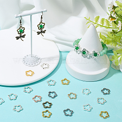 80Pcs 8 Styles Zinc Alloy Bead Frame&nbsp;FIND-SP0020-75