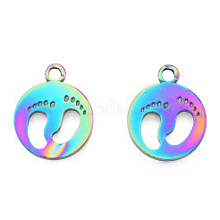 Ion Plating(IP) 201 Stainless Steel Pendants&nbsp;STAS-N098-229M