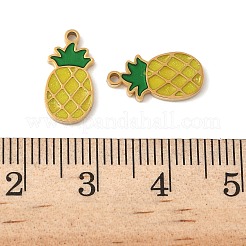 304 Stainless Steel Enamel Pendants&nbsp;STAS-U057-17G-04C