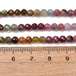Gradient Color Natural Multicolor Tourmaline Beads Strands&nbsp;G-D110-A02-01