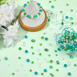 710Pcs 15 Colors Glass Beads&nbsp;EGLA-SC0001-60