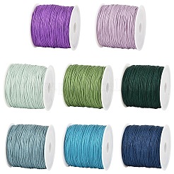8 Rolls 8 Colors Nylon Braided Cord&nbsp;NWIR-YW0001-13