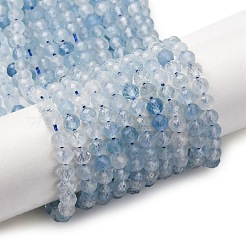 Natural Aquamarine Beads Strands&nbsp;G-A276-C09-4mm-01