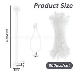 300Pcs PP Plastic Price Tag Chains&nbsp;FIND-FH0011-69B
