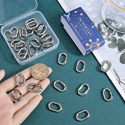 30Pcs Zinc Alloy Spring Gate Rings&nbsp;FIND-SC0010-83B