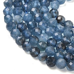 Natural Devil Blue Aquamarine Beads Strands&nbsp;G-P629-A02-04