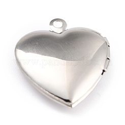 Non-Tarnish 316 Stainless Steel Locket Pendants&nbsp;LS-STAS-L258-005A-P