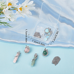 DIY Dragon with Stone Pendant Necklace Making Kit&nbsp;DIY-SC0019-92