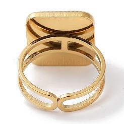 Ion Plating(IP) 304 Stainless Steel Ring&nbsp;RJEW-B059-10G