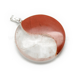 Crystal and Red Jasper Pendants&nbsp;X-G-S218-29