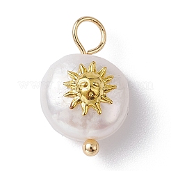 Natural Pearl Pendants&nbsp;PALLOY-JF02200