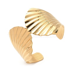 304 Stainless Steel Cuff Bangles for Women&nbsp;BJEW-G750-01G
