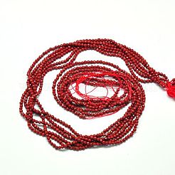 Natural Red Jasper Beads Strands&nbsp;X-G-J002-22