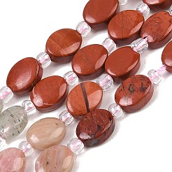 Cherry Quartz Glass & Natural Red Jasper & Sodalite & Green Strawberry Quartz & Rhodonite Beads Strands&nbsp;G-Z135-A06