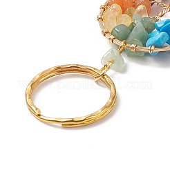 Natural Green Aventurine Keychain&nbsp;X1-KEYC-JKC00435-03