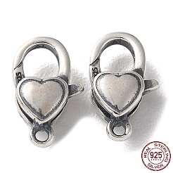 925 Thailand Sterling Silver Lobster Claw Clasps&nbsp;STER-D003-25AS