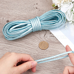 10M Folding Glitter PU Leather Cord&nbsp;OCOR-GF0004-11G