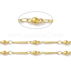 Ion Plating(IP) 304 Stainless Steel Faceted Rectangle Link Chains&nbsp;CHS-E012-03G