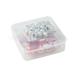 DIY Tibetan Style Alloy & Resin European Beads Making Finding Kits&nbsp;DIY-FS0006-78E
