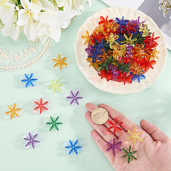 120Pcs Transparent Acrylic Beads&nbsp;OACR-SC0003-02B