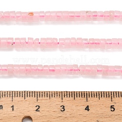 Natural Rose Quartz Beads Strands&nbsp;G-Z110-A21-2x4mm