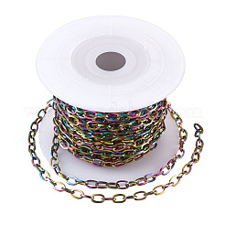 PVD Vacuum Plating 304 Stainless Steel Cable Chains&nbsp;CHS-TA0001-03MC