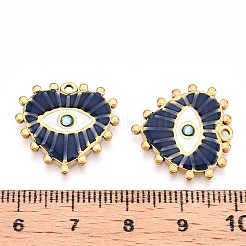 Ion Plating(IP) 304 Stainless Steel Enamel Rhinestone Pendants&nbsp;STAS-T064-56B