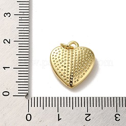 Rack Plating Brass Micro Pave Cubic Zirconia Pendants&nbsp;KK-R158-01B-G